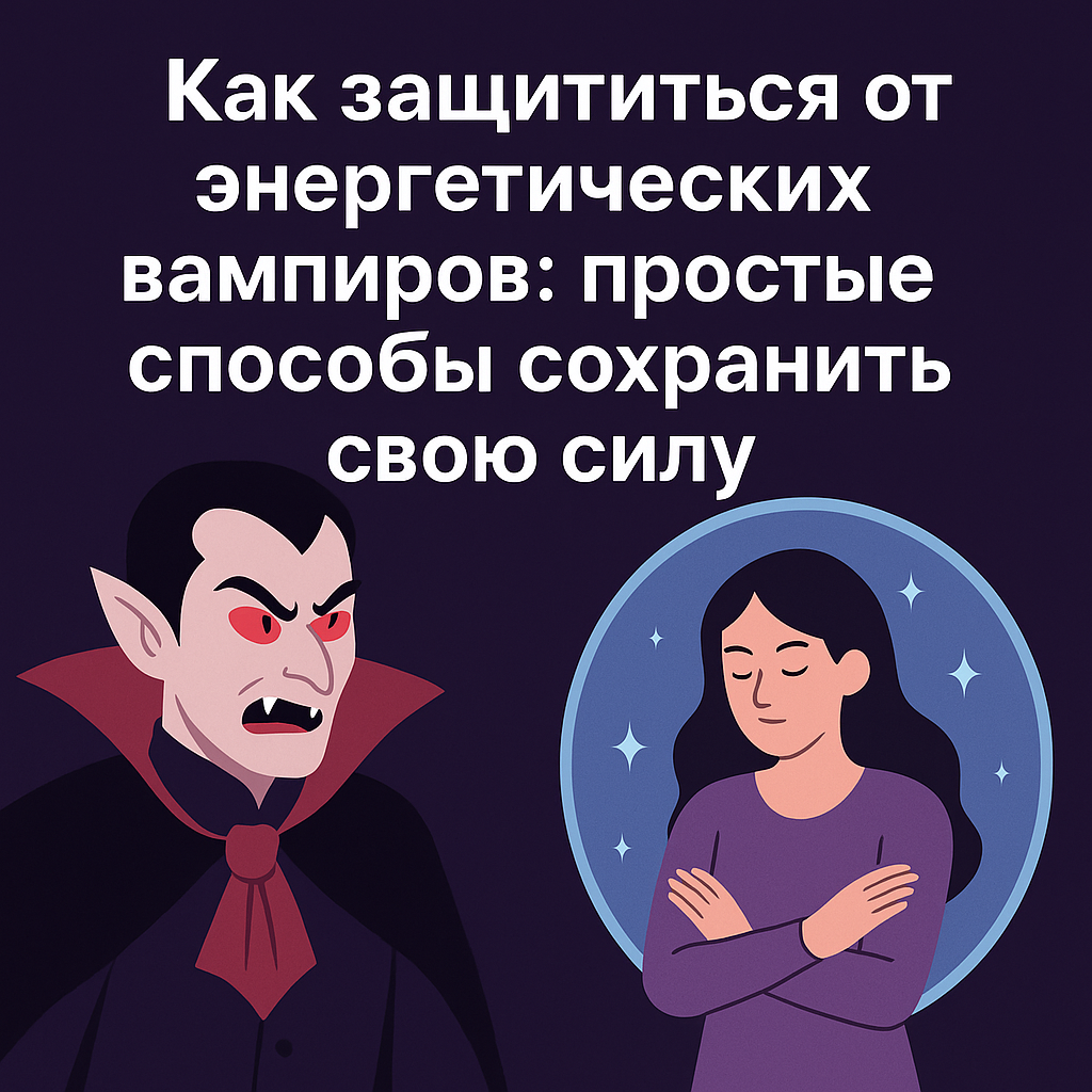 Как защититься от энергетических вампиров: простые способы сохранить свою силу